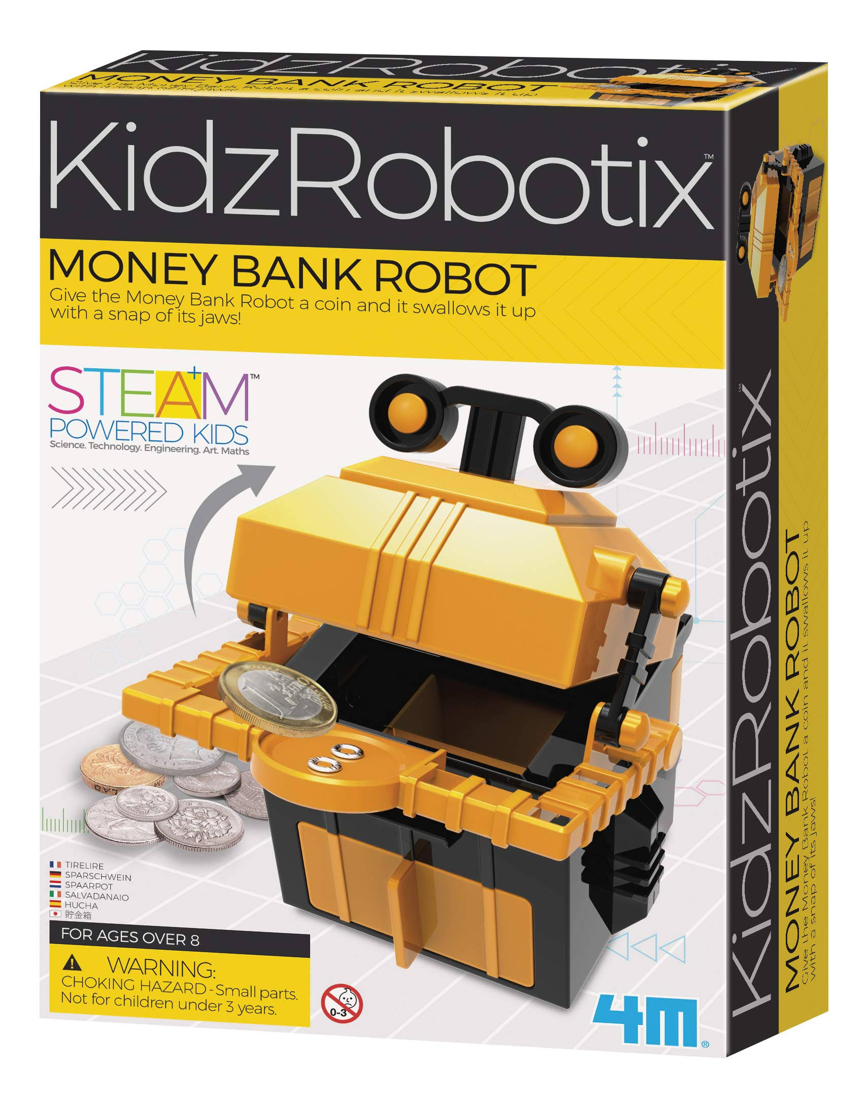 4m Money Bank Robot DIY KidzRobotics Steam Science Kit