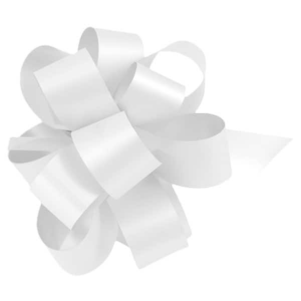 White Pull Bows Pack of 20