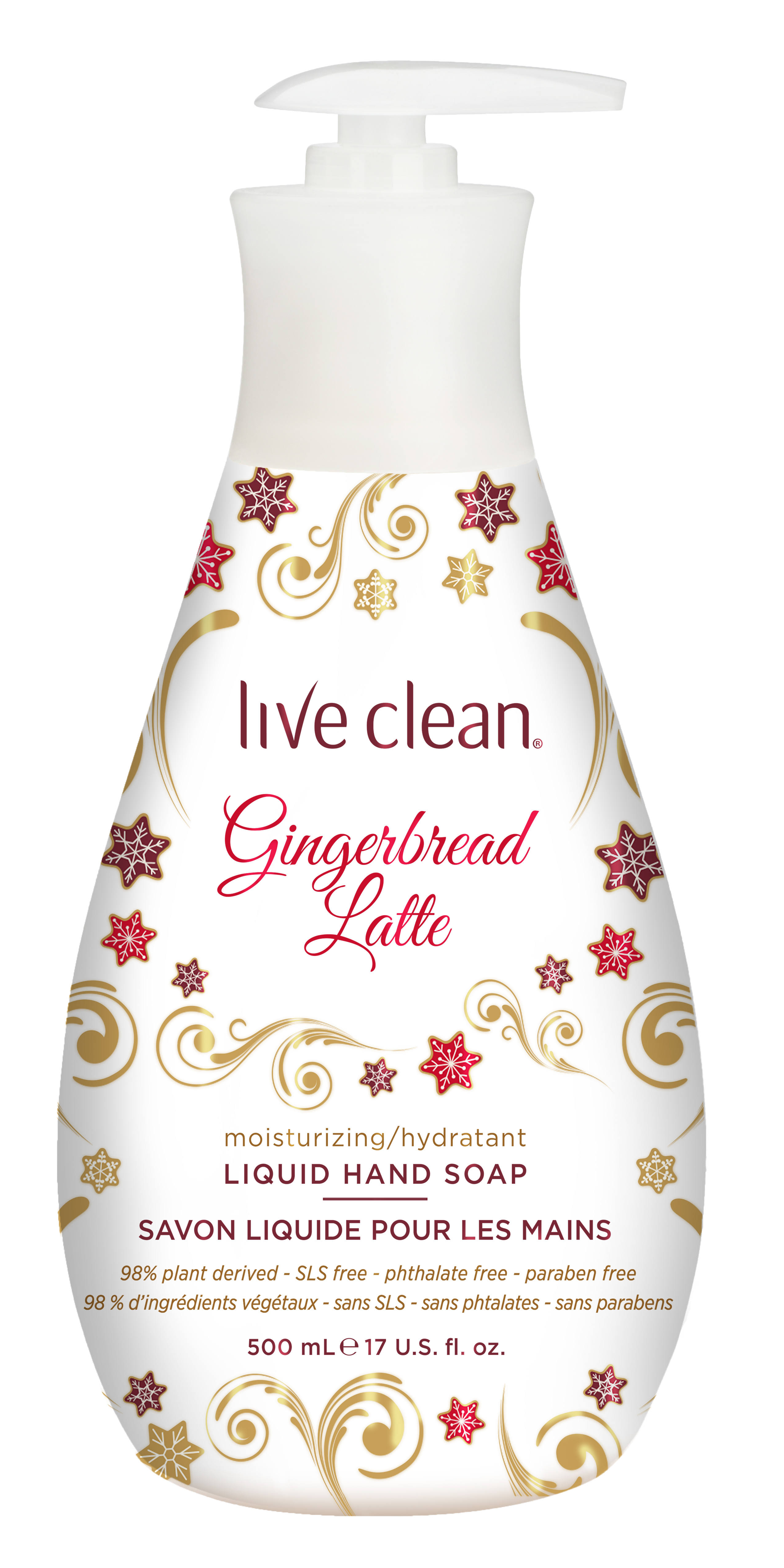 Live Clean Holiday Gingerbread Latte Moisturizing Hand Soap