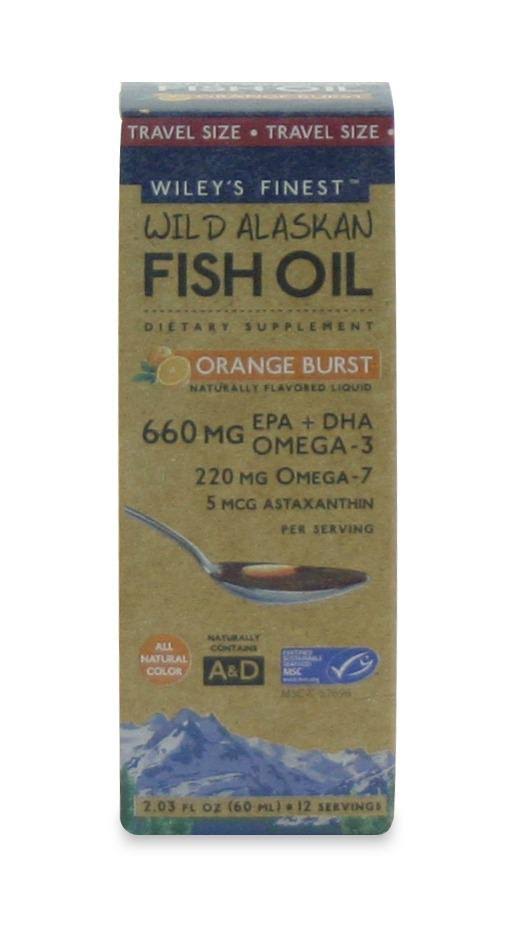 Wiley's Liquid Fish Oil - Orange Burst, 12 Servings