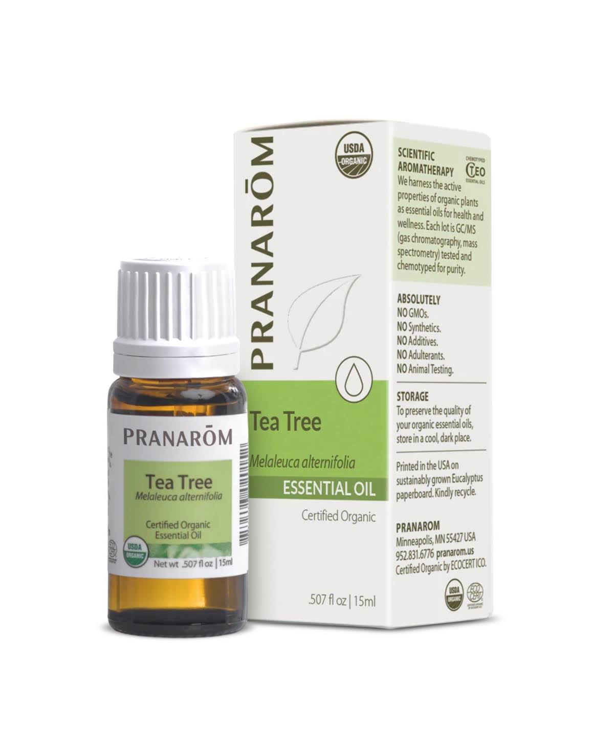 Pranarom Tea Tree - Certified Organic Essential Oil 15 ml