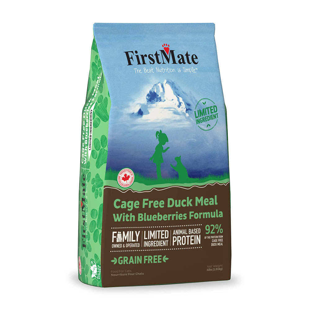 FirstMate Duck Meal with Blueberries Formula, Cat Food