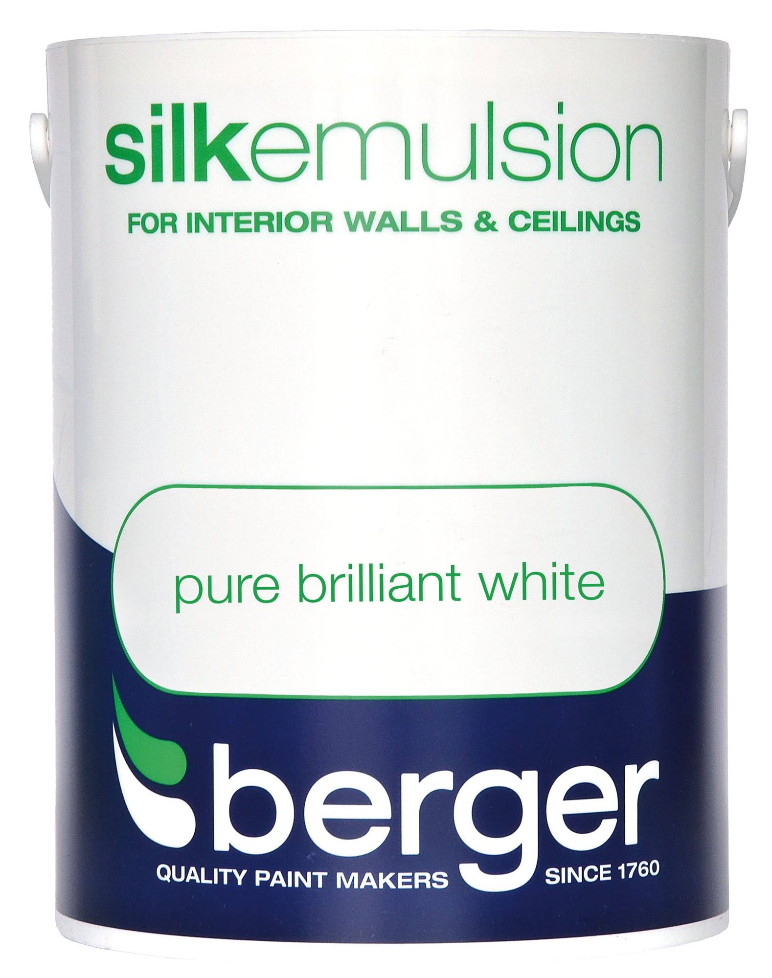 Berger - Vinyl Silk 5L Pure Brilliant White