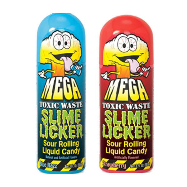 Toxic Waste Sour Mega Slime Licker, 2 pack, 3 OZ