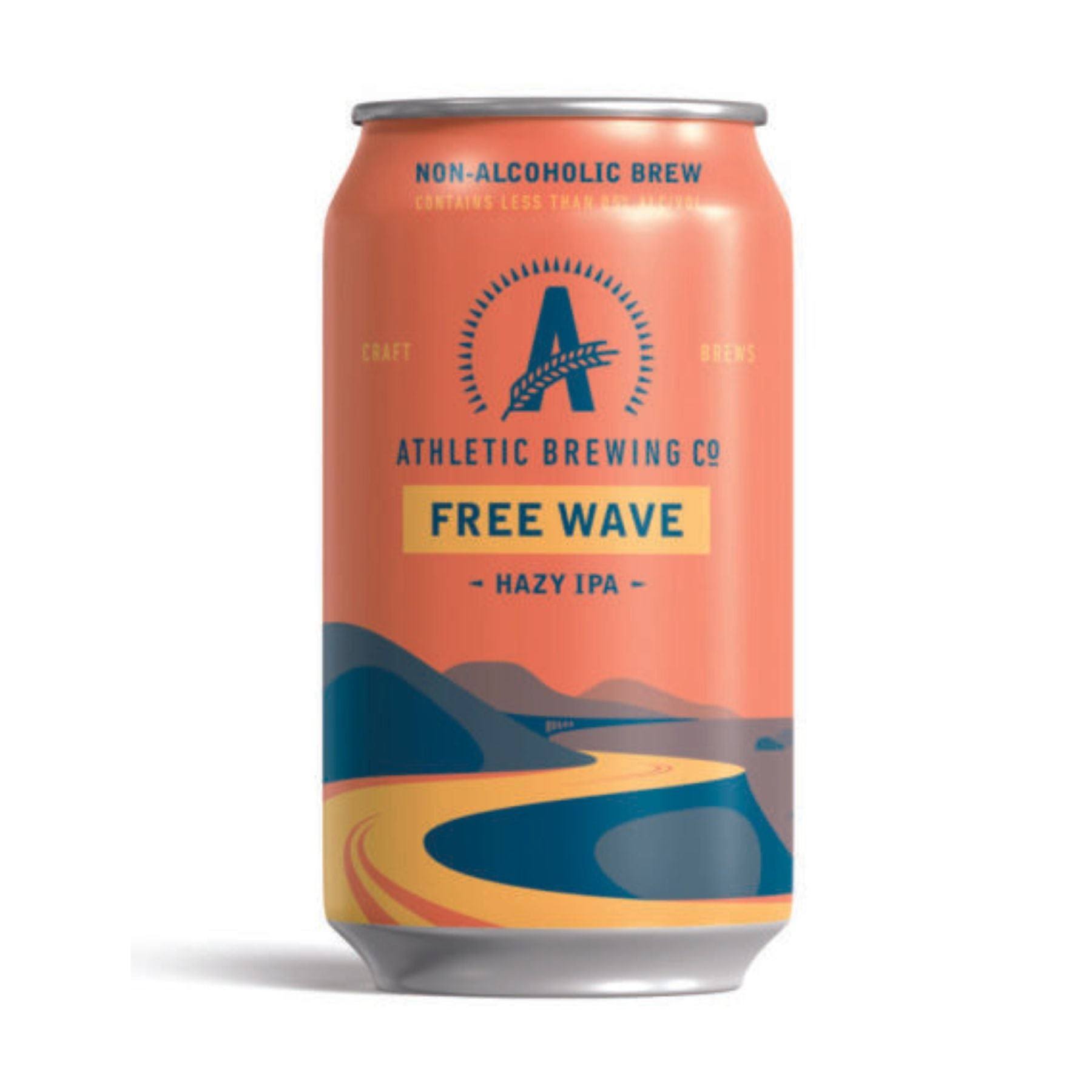 Athletic Brewing Company Non-Alcoholic Beer IPA Free Wave, 355ml