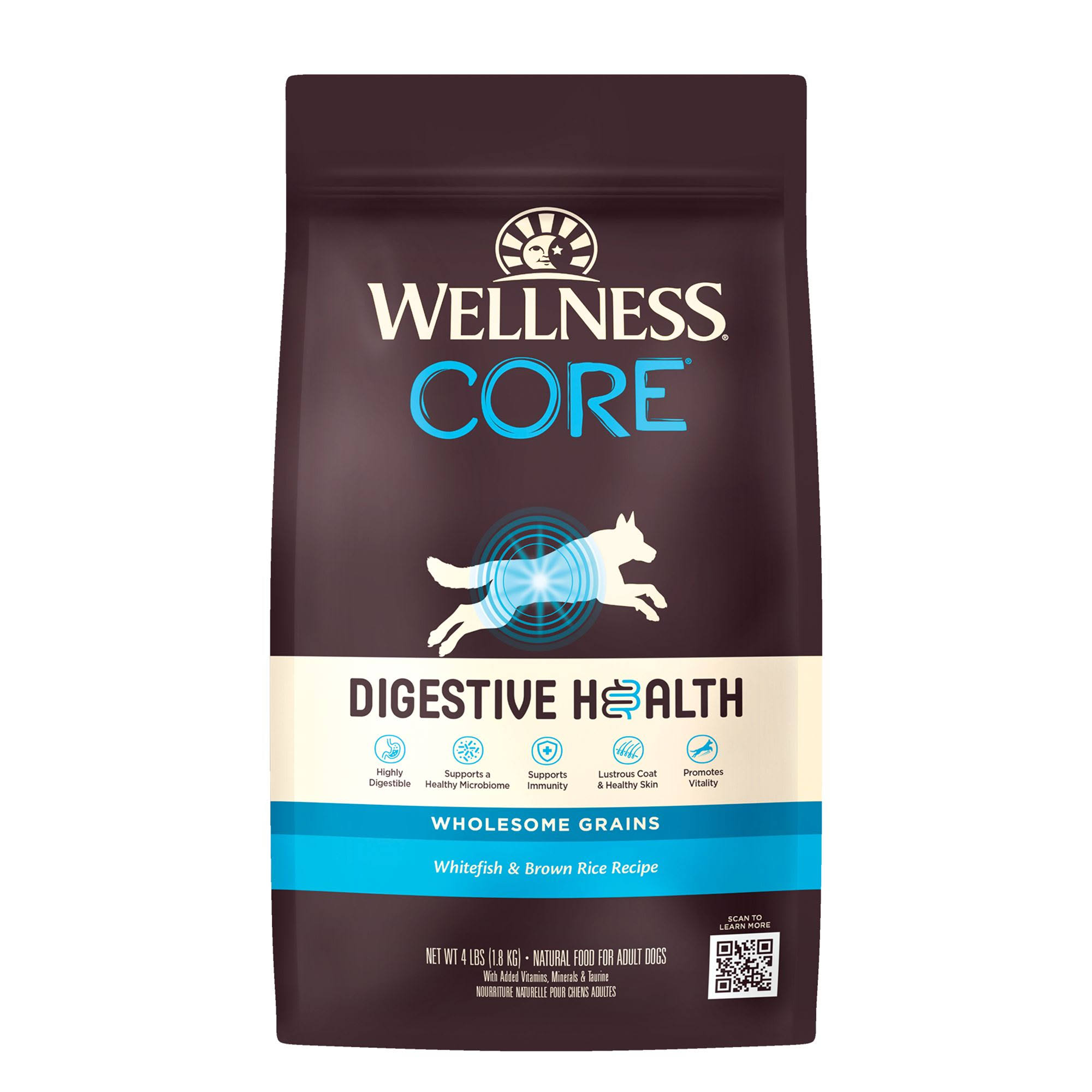 Wellness Core Digestive Health Whitefish & Brown Rice Recipe Dry Dog Food