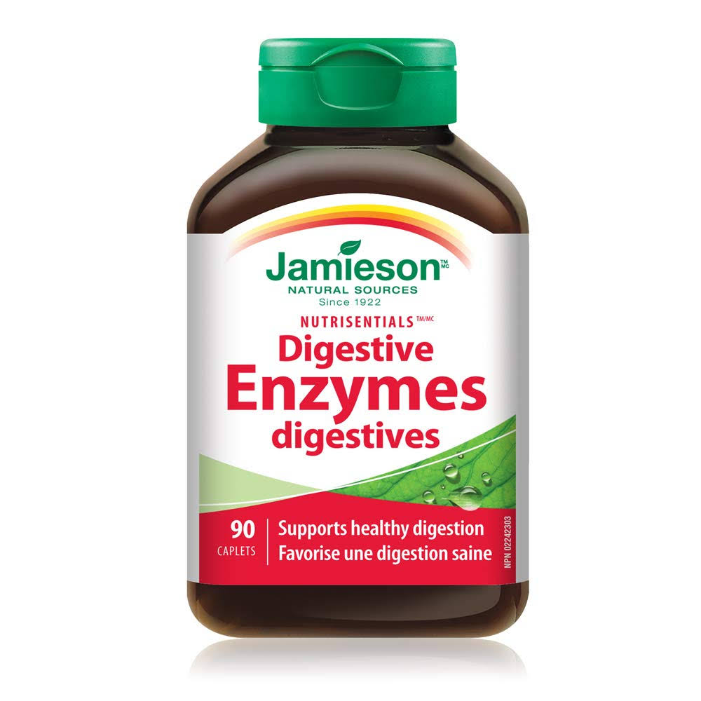 Jamieson Nutrisentials Digestive Enzymes Supplement - 90 Caplets