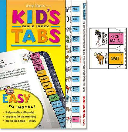 Gifts of Faith ts766 Verse Finder Tabs - Kid's Tabs Version Protestant ($4.80 @ 10 min)