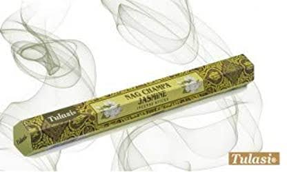 Tulasi Pack Incense Sticks Nag Champa-Jasmine 6 Packsx15 Sticks/Pack