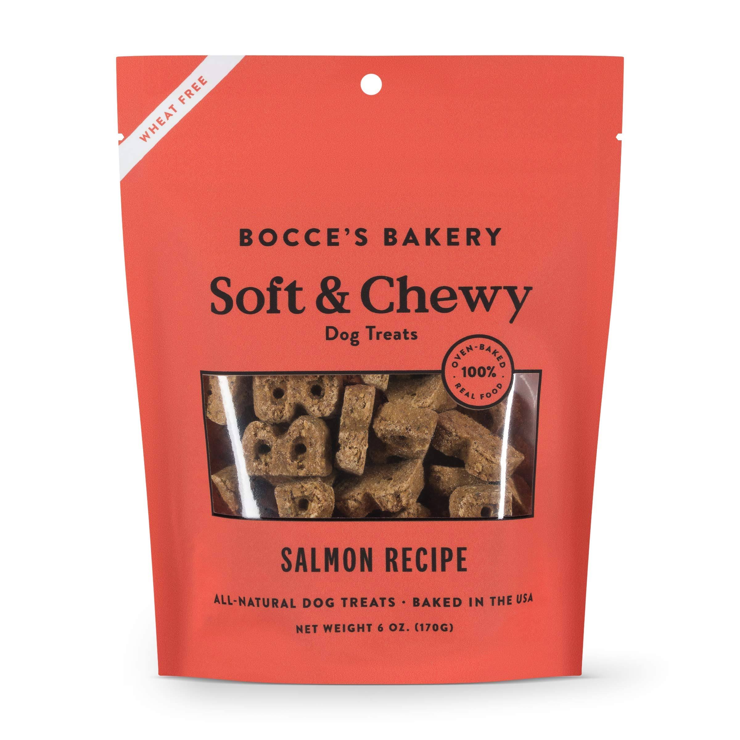 Bocce's Bakery Soft & Chewy Salmon Dog Treats 6-oz