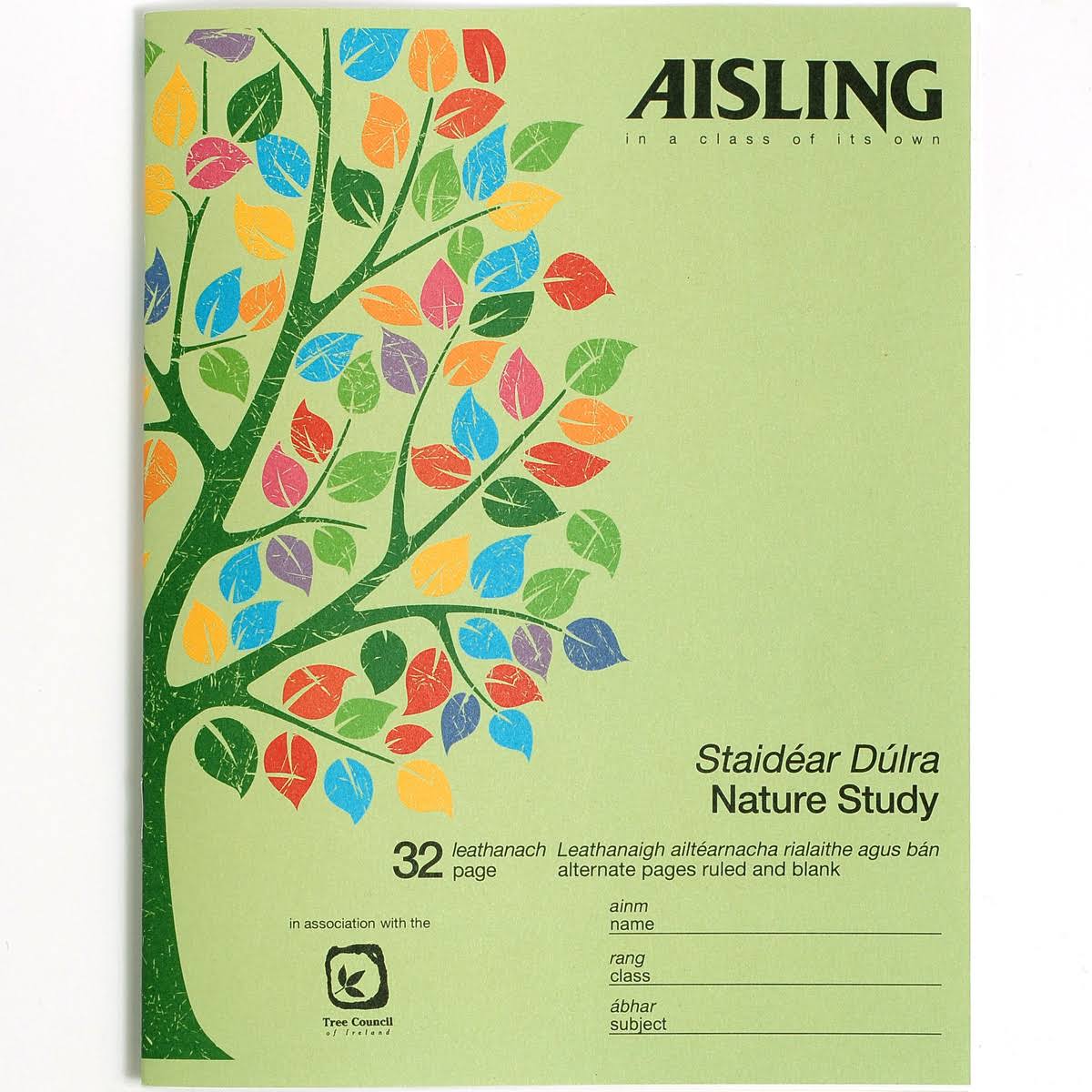 Aisling 9 x 7 Nature Study Book 32 Page, F8/B