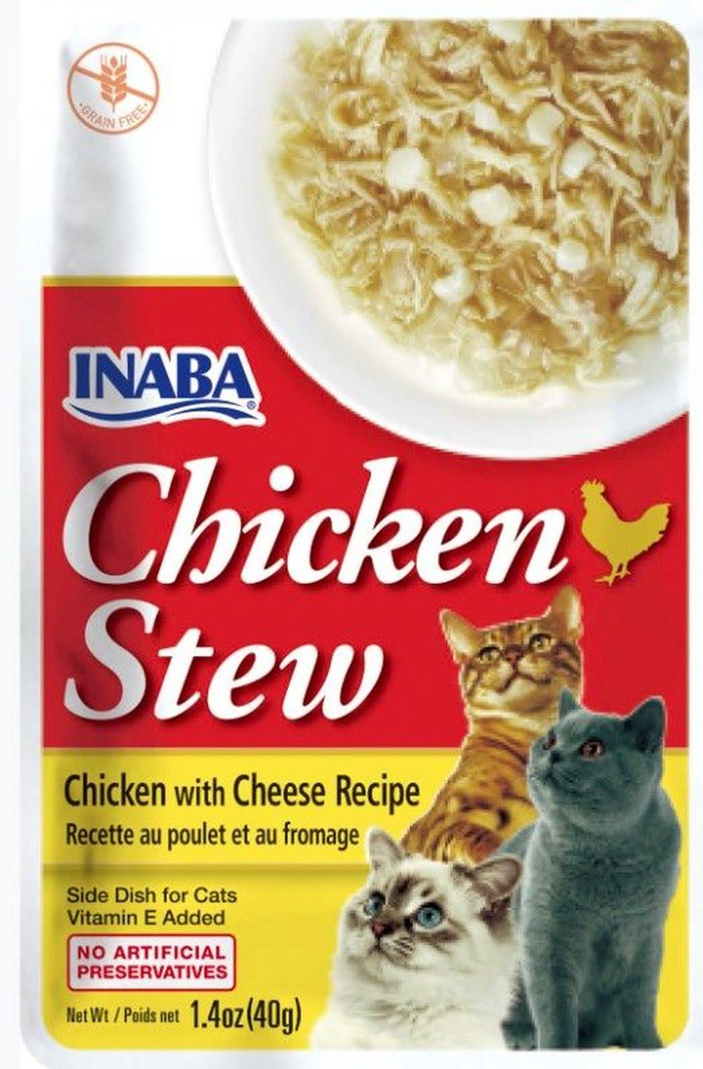 Inaba Chicken Stew Chicken with Cheese Recipe Side Dish for Cats (1.4oz)