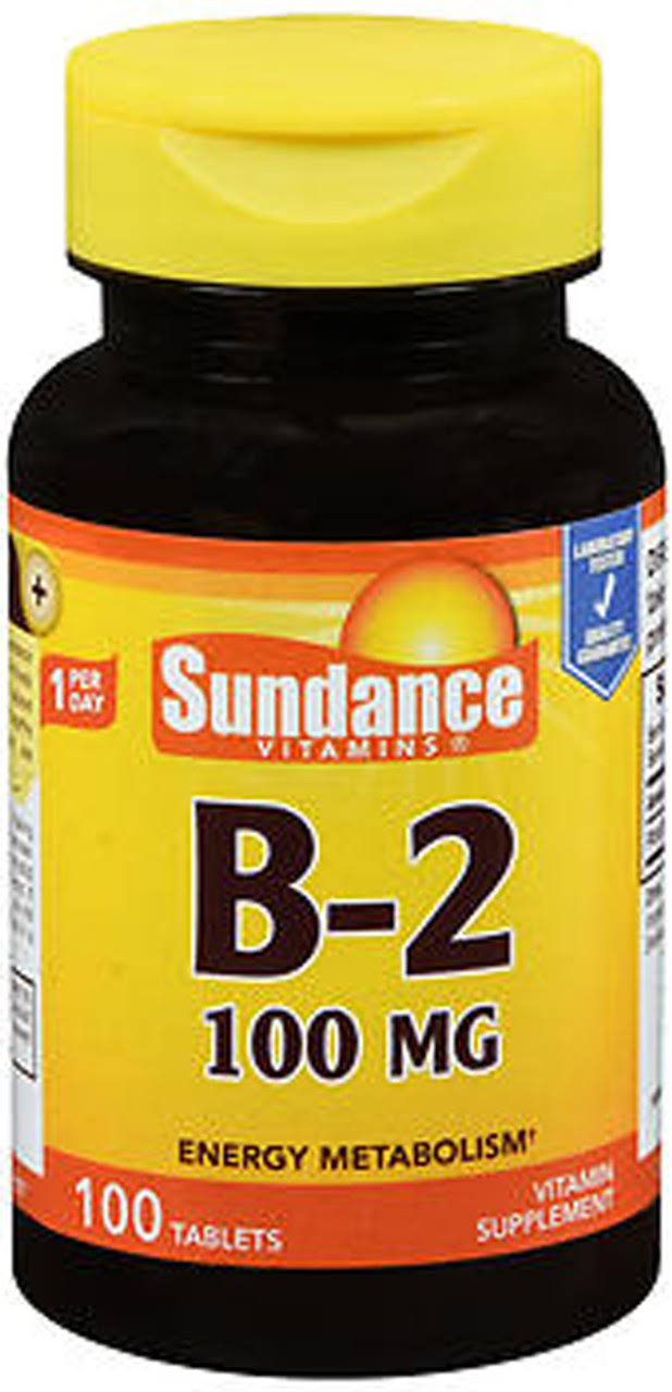 Sundance B-2 Energy Metabolism Vitamins - 100mg, 100ct