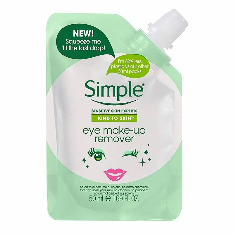Simple Eye Make-up Remover Pouch 50ml