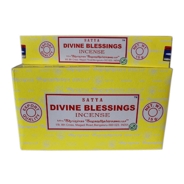 Satya Divine Blessings Incense Sticks 15 Gram Packet