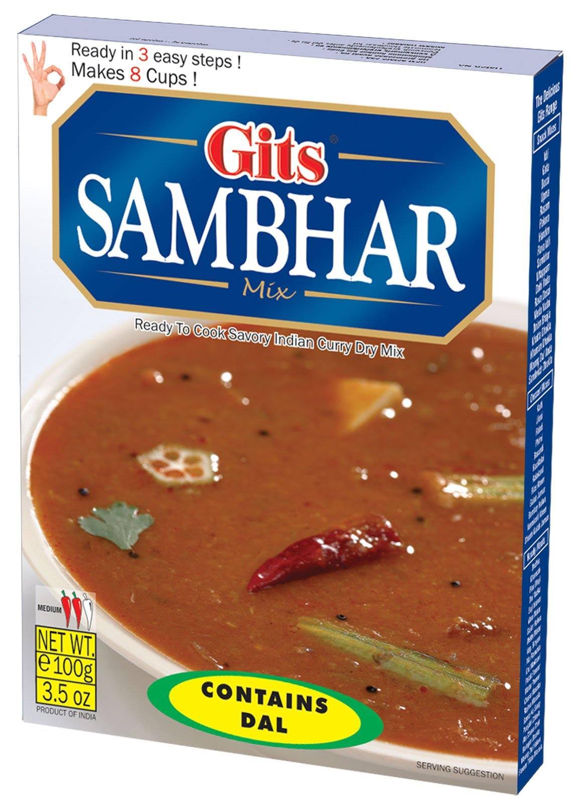 Gits Sambhar Indian Curry Mix - 100g