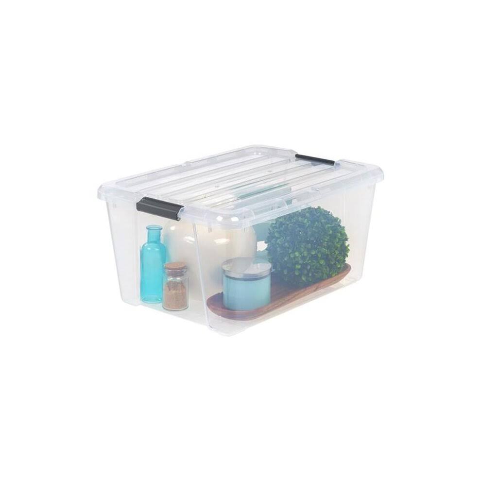 Iris USA 6024355 45 qt. Stackable Storage Box - Pack of 6