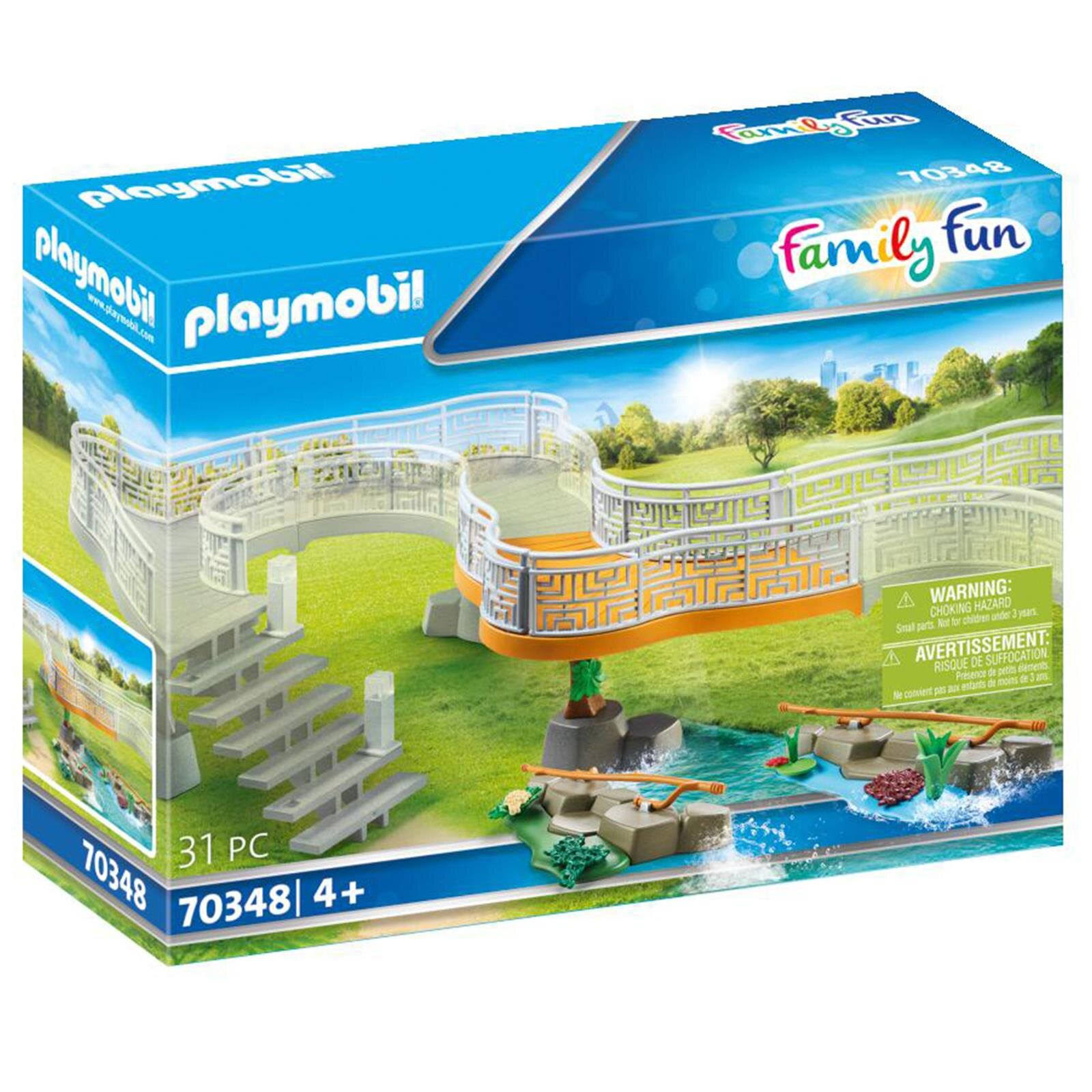 Playmobil - 70348 Family Fun Zoo Viewing Platform Extension