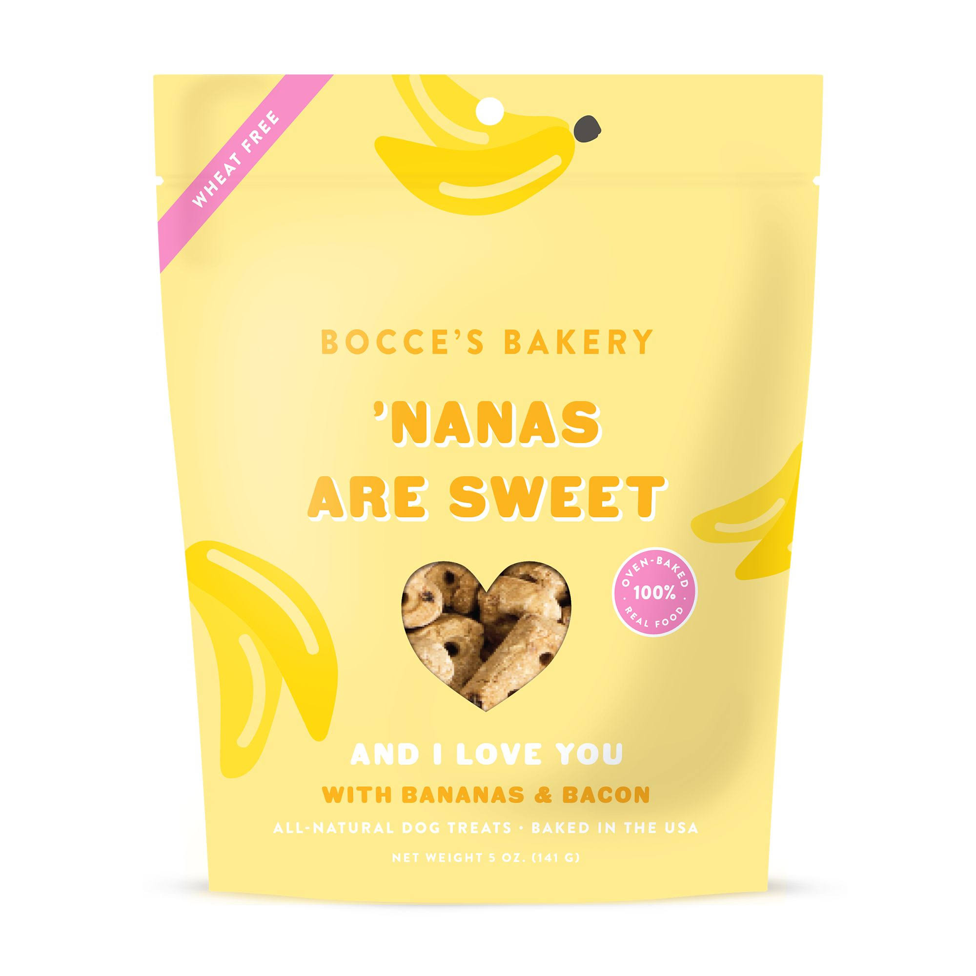 Bocce's Bakery 'Nanas Are Sweet 5 oz Biscuits Dog Treats