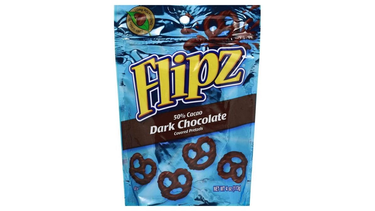 Flipz Pretzels - 4oz, Dark Chocolate Covered