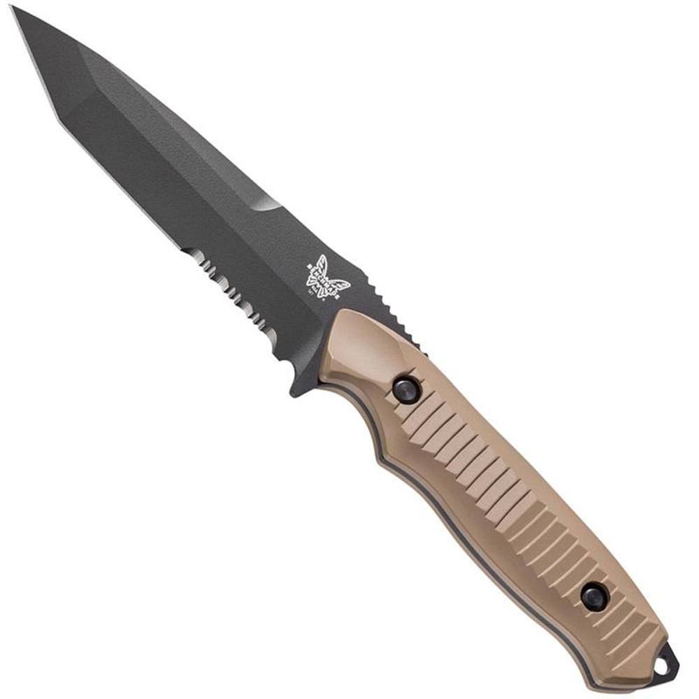 Benchmade Brown Aluminum Handle Stainless Steel knife - BM-141SBKSN
