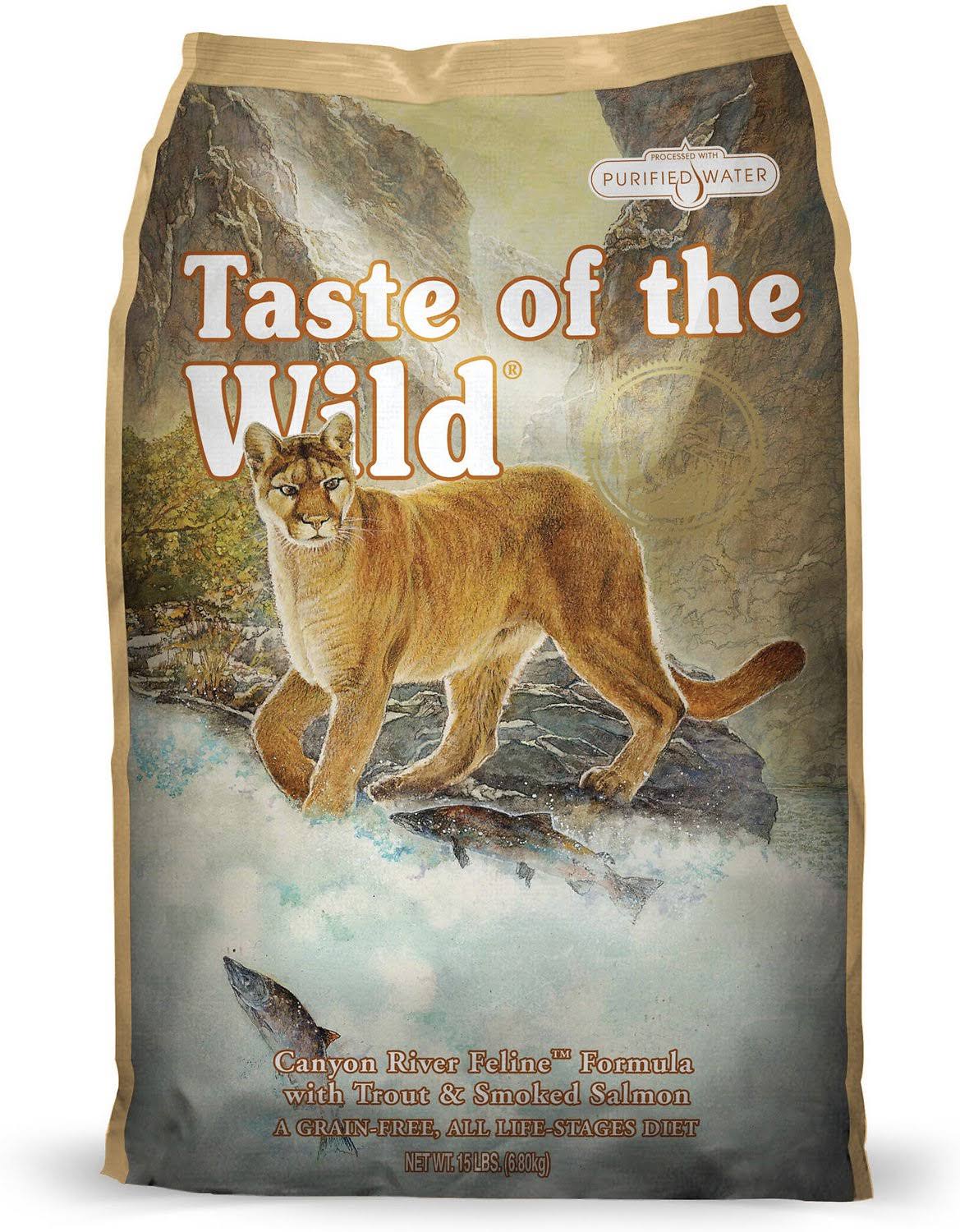 Taste of the Wild Canyon River Grain Free Dry Cat Food