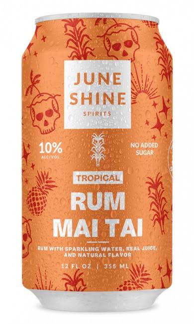 JuneShine Tropical Rum MAI Tai 4 Pack