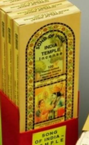 India Temple Incense - Song of India - 120 Stick Large Box