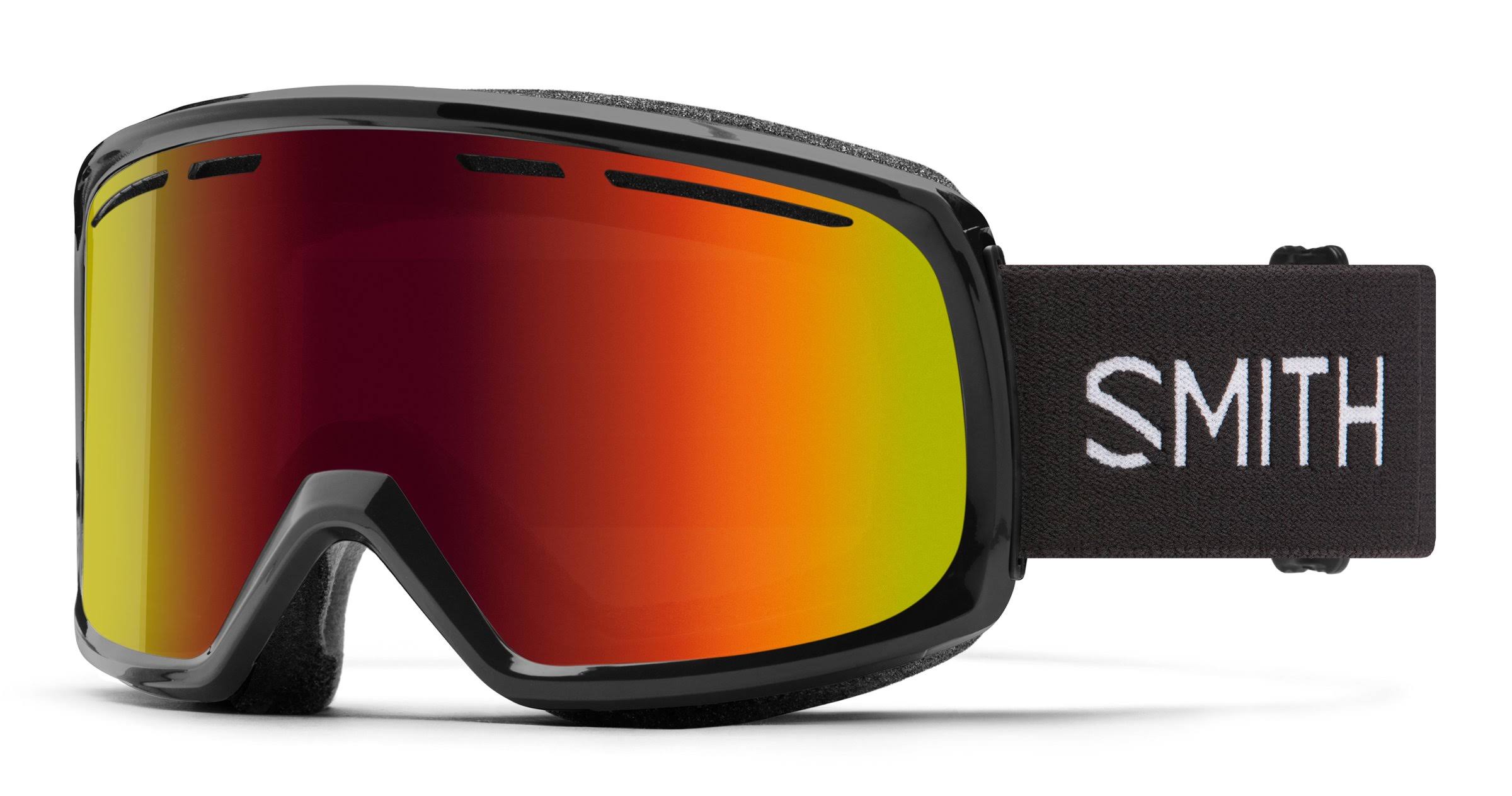 Smith Range Goggles Black Red Sol-X Mirror