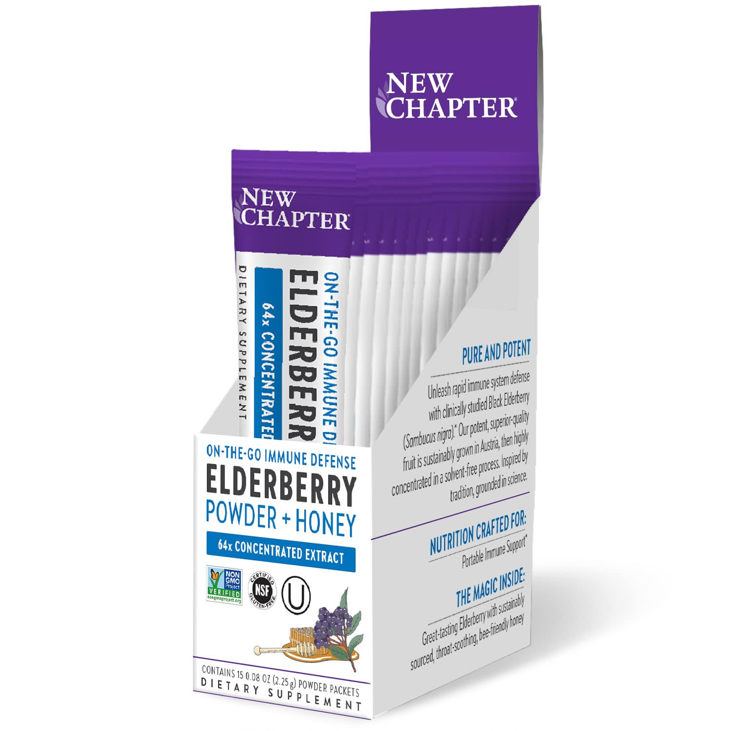 New Chapter Elderberry Powder Sticks