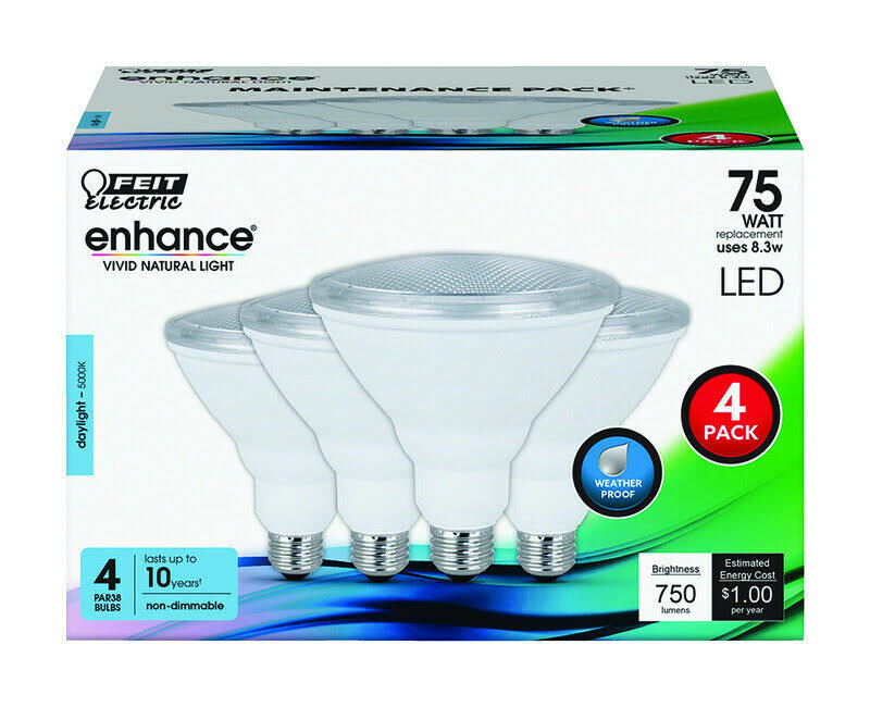 Feit Electric Acre Enhance PAR38 E26 (Medium) LED Bulb Daylight 75 Watt equivale