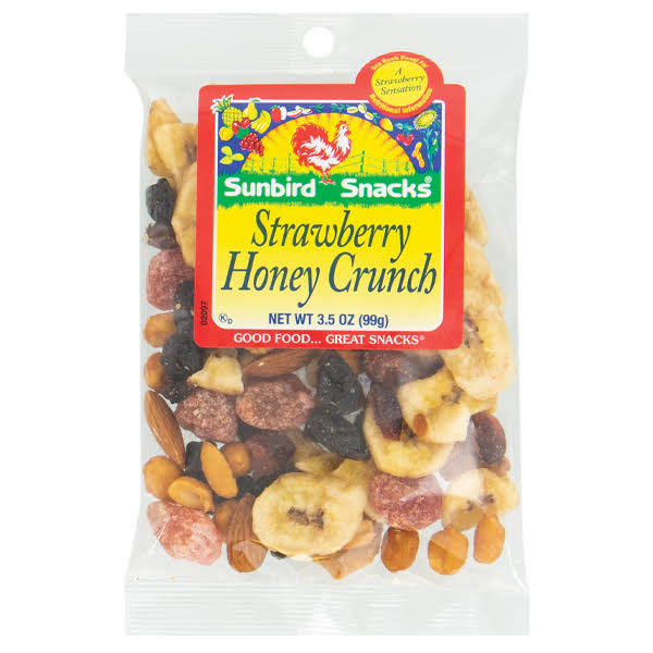 Sunbird Snacks - Strawberry Honey Crunch - 12ct Box