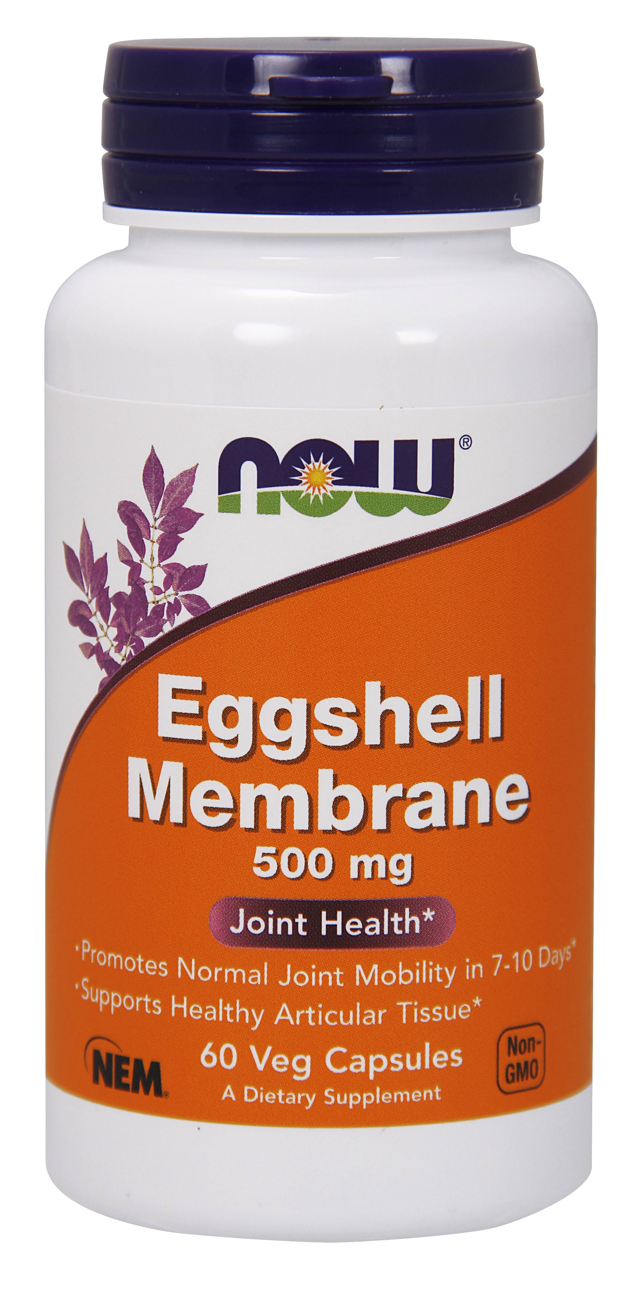 NOW Foods, Eggshell Membrane, 500 mg, 60 Veg Capsules