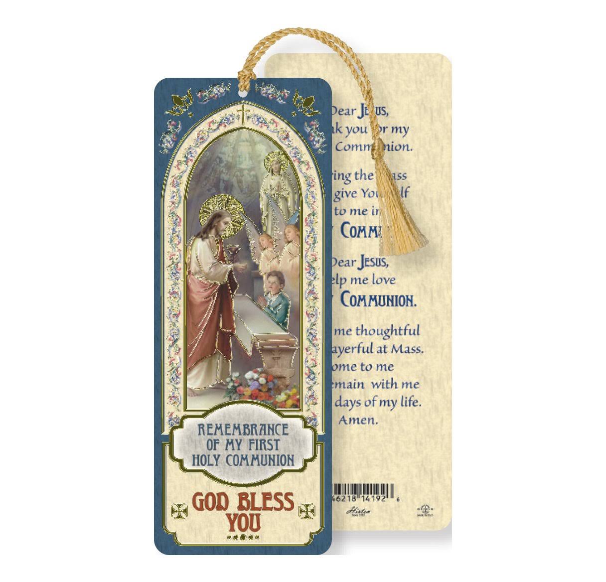 First Communion Bookmark for Boys from Italy