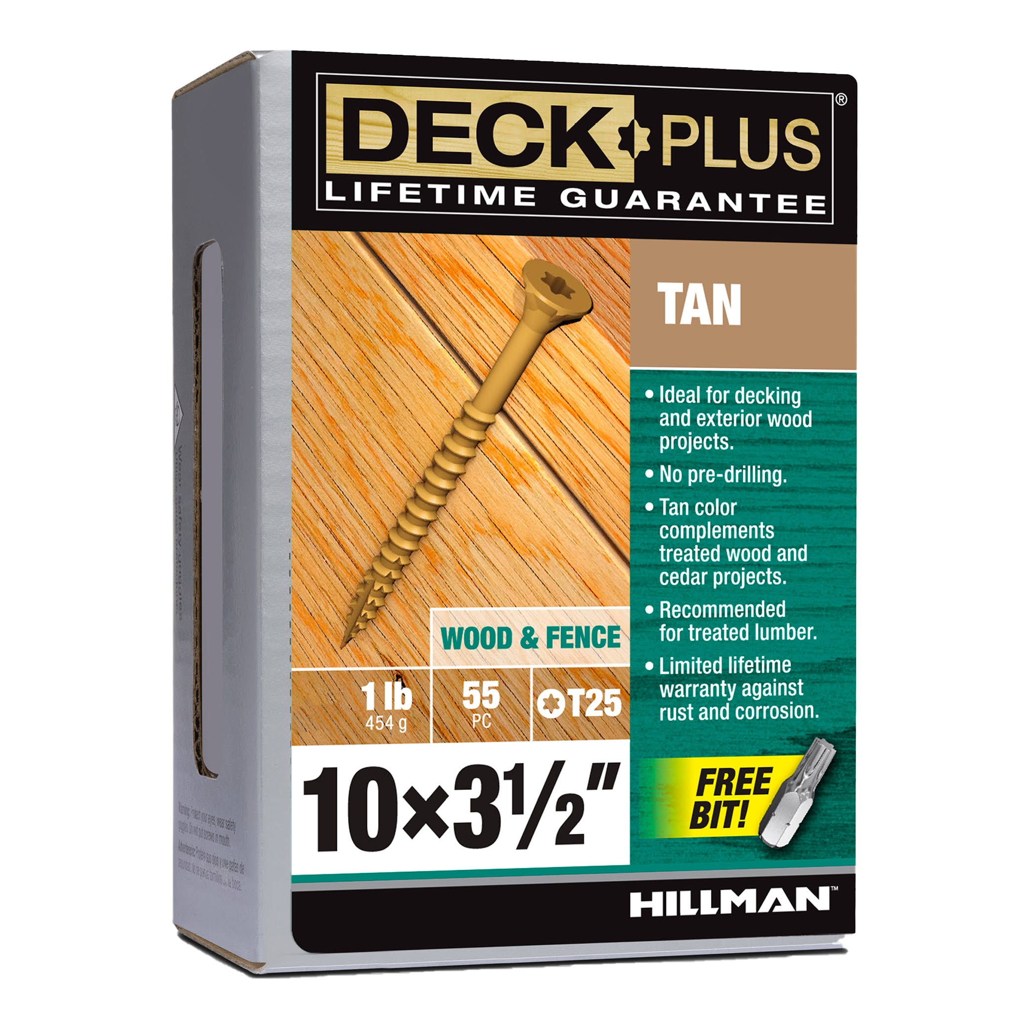 The Hillman Group Deck Screw - 3.5", Tan