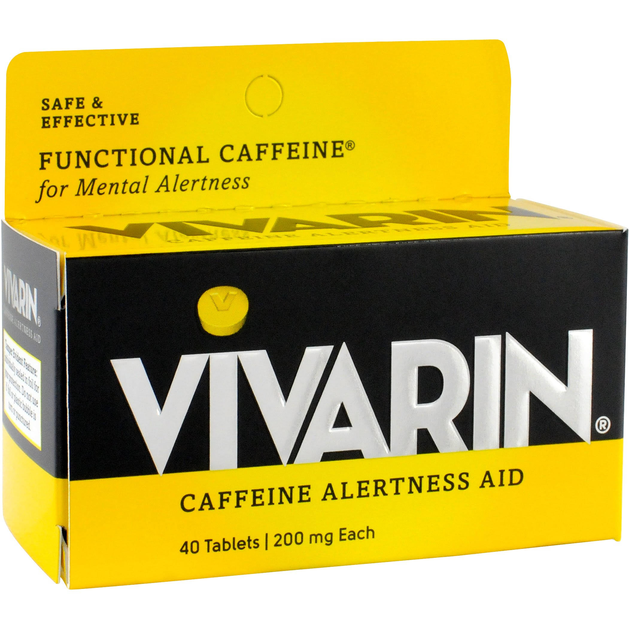 Vivarin Caffeine Alertness Aid Tablets - 200mg, 40ct