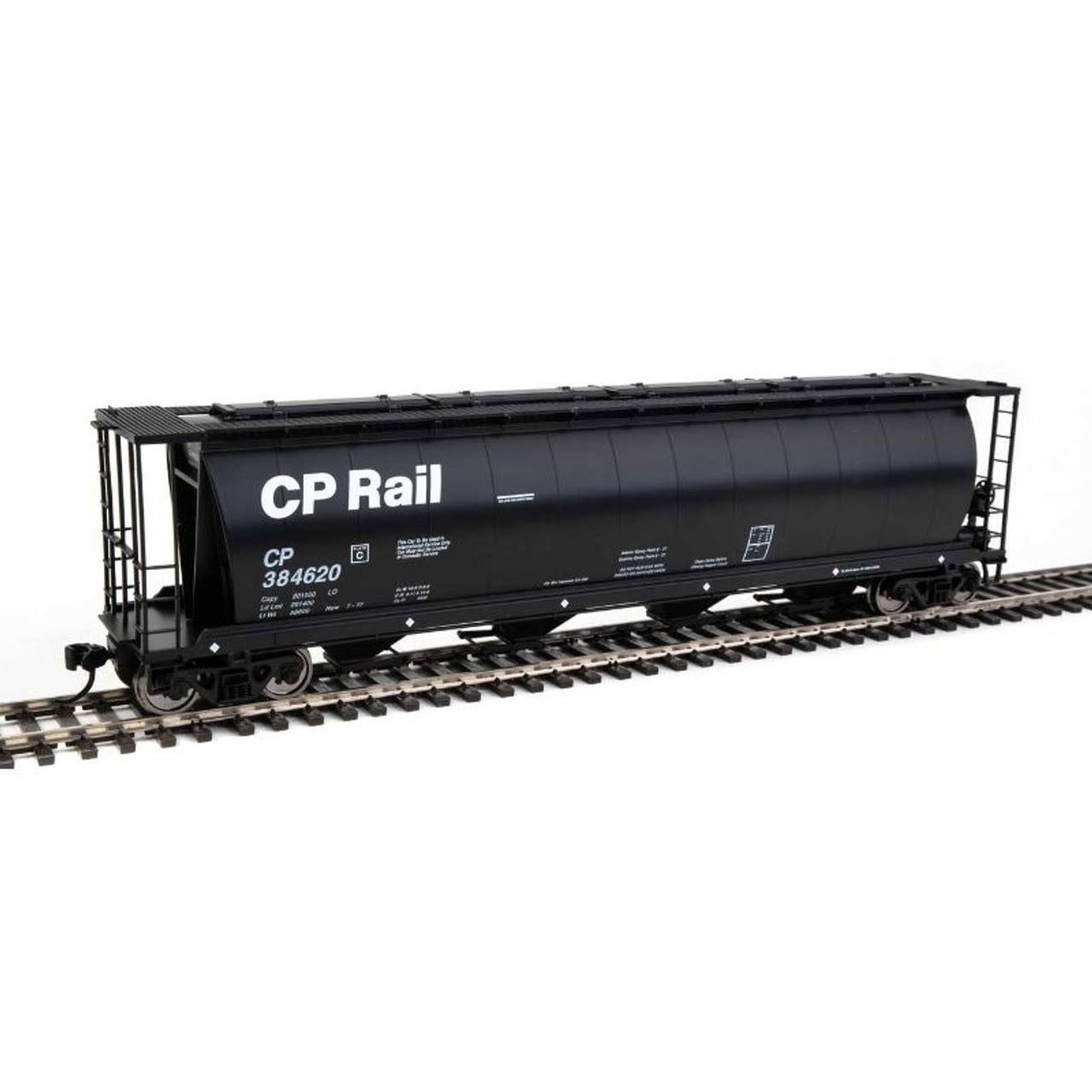 Walthers Mainline HO Scale 59' Cylindrical Hopper Ready to Run Canadian Pacific #384942