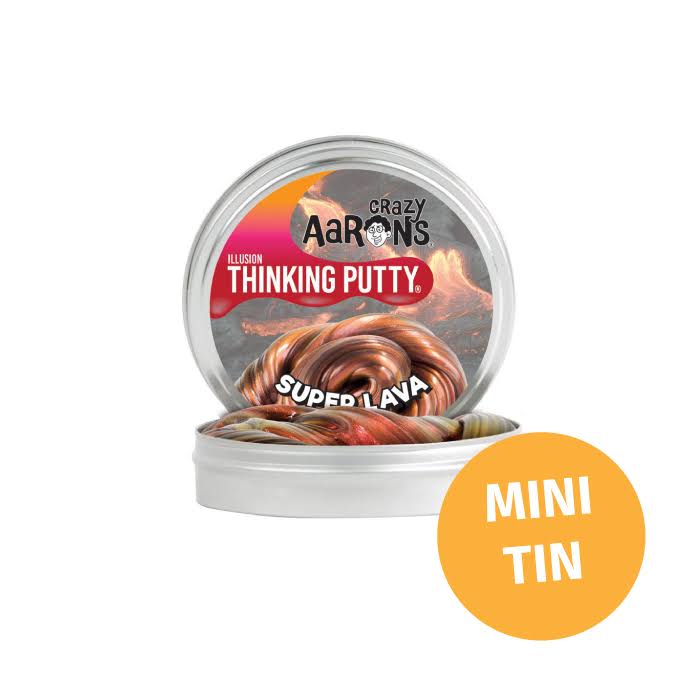 Crazy Aarons Thinking Putty - Mini Tin Colour Shifting Super Lava Putty