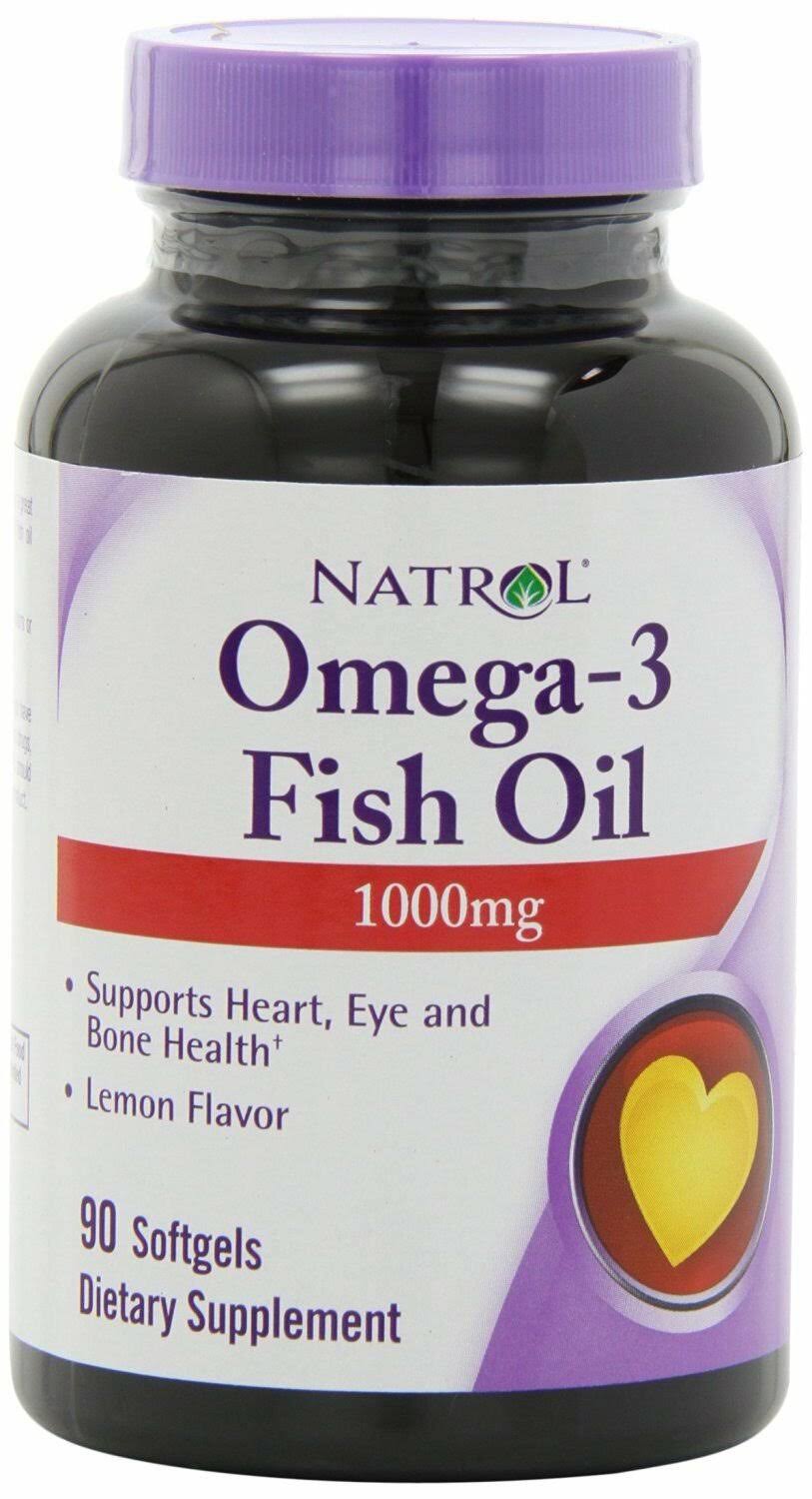 Natrol Omega-3 Fish Oil 1000mg 90 Softgels