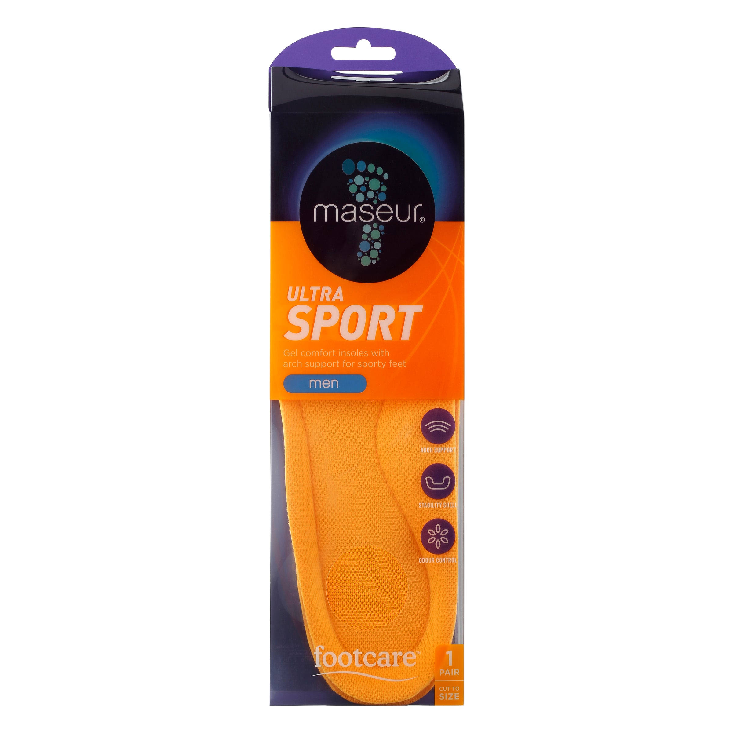 Footcare Ultra Sport Insoles - Men