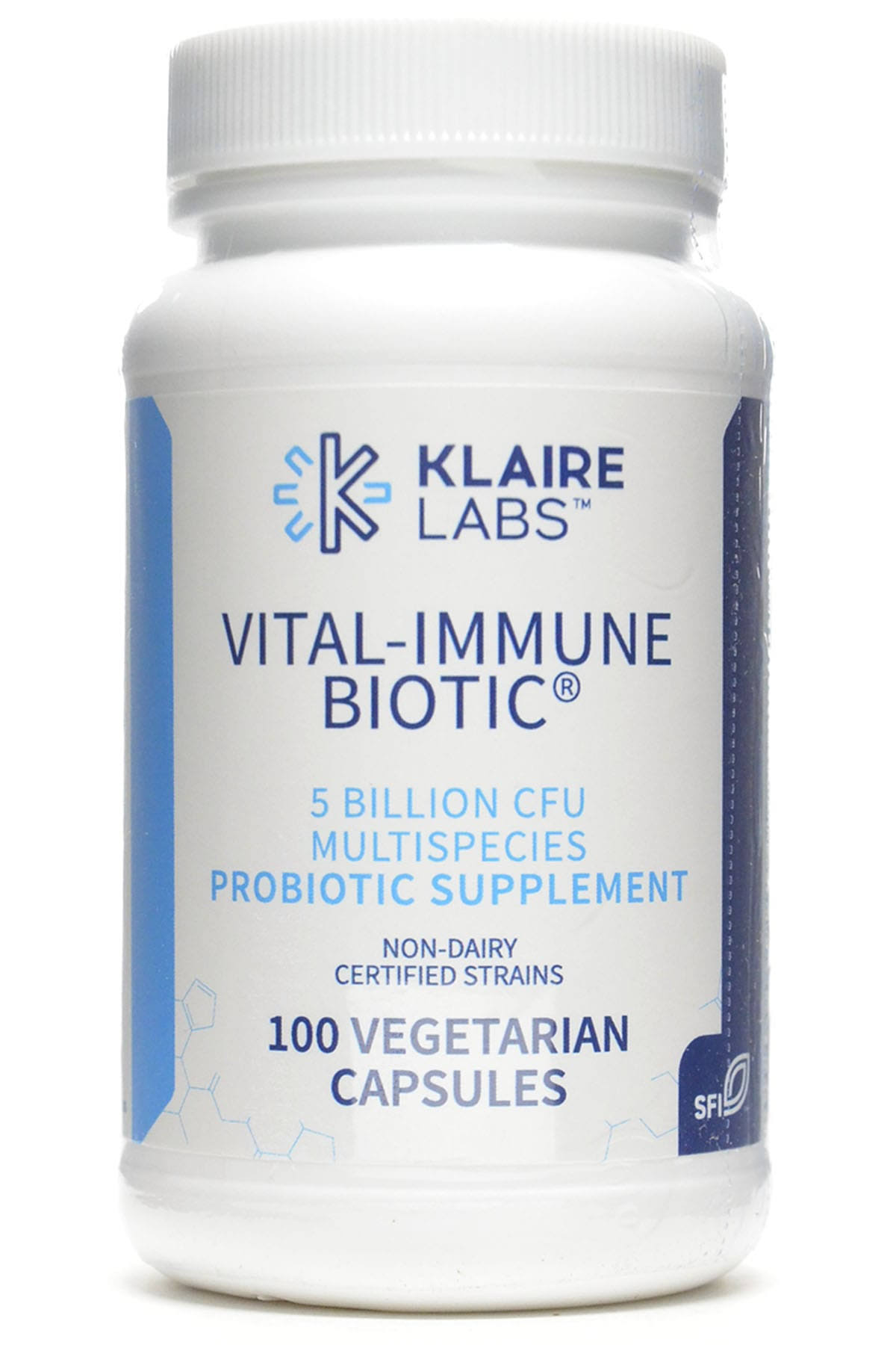Klaire Labs Vital-Immune Biotic - 100 Vegetarian Capsules