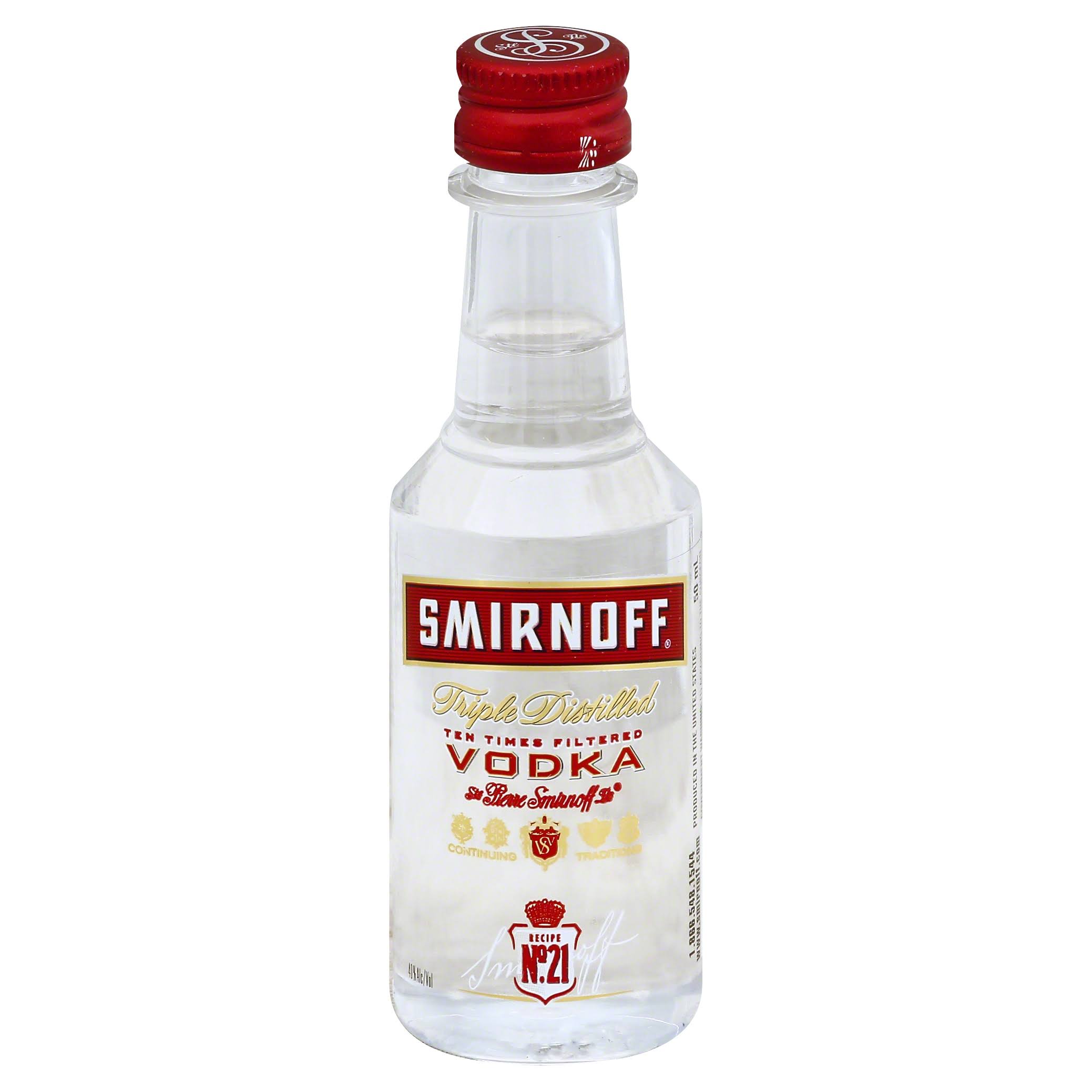 Smirnoff Vodka - 50 ml bottle
