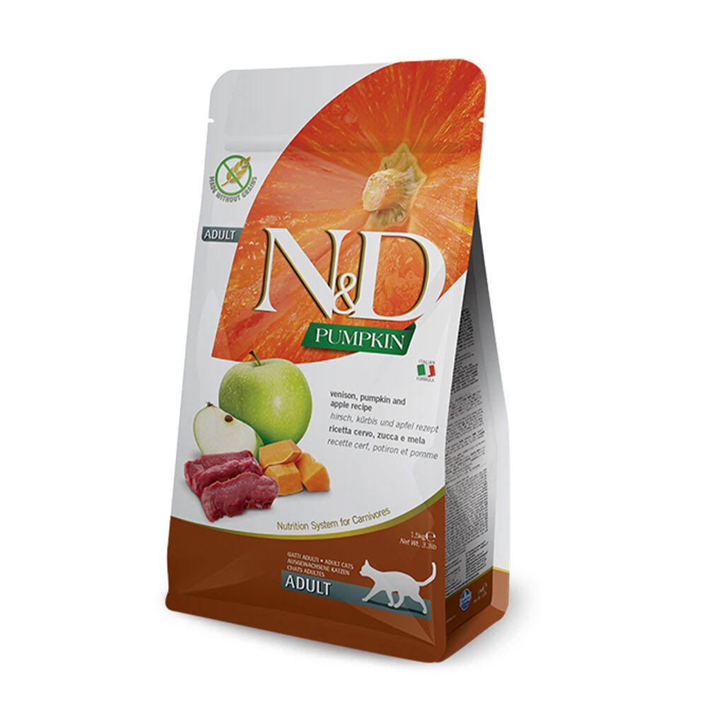 Dry Cat Food Farmina N&D Adult Pumpkin Venison & Apple for Cats