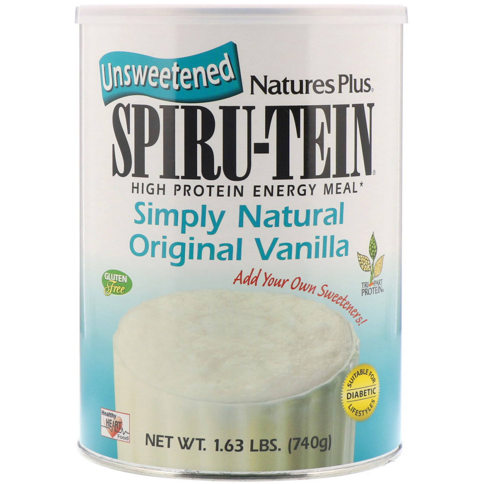 Nature's Plus Spiru-Tein Energy Meal - Vanilla, 740g