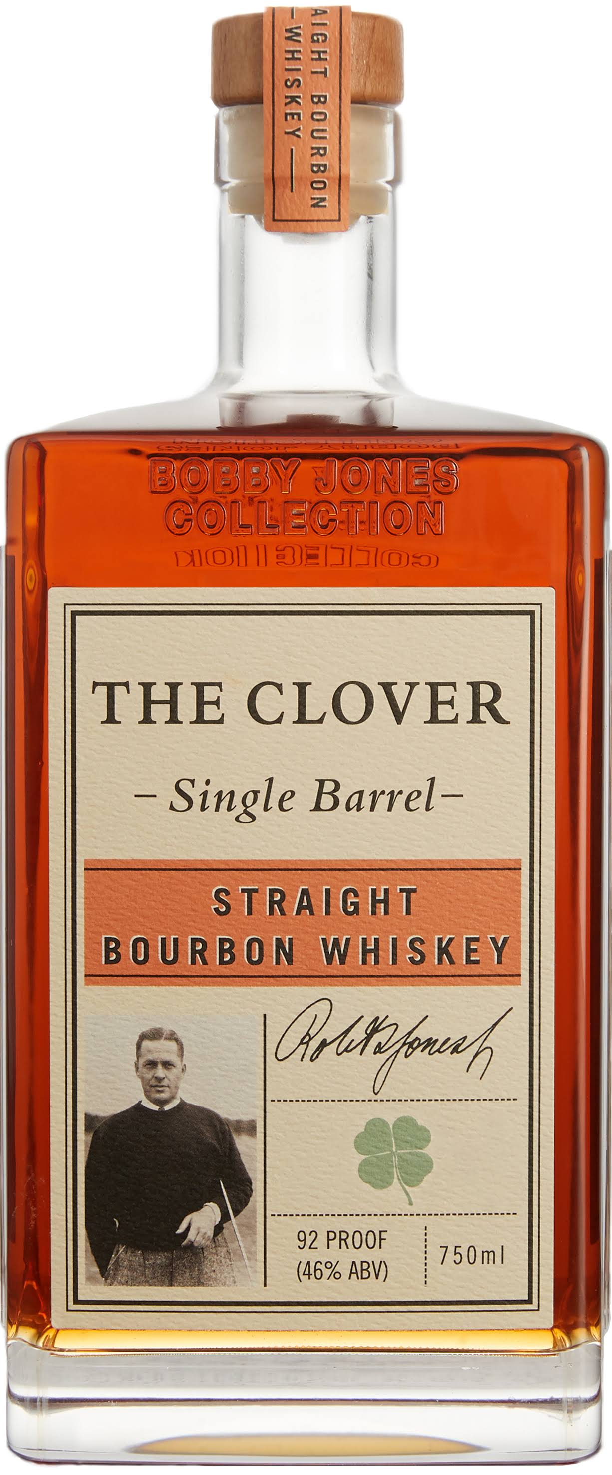 The Clover Single Barrel Straight Bourbon Whiskey - 750 ml