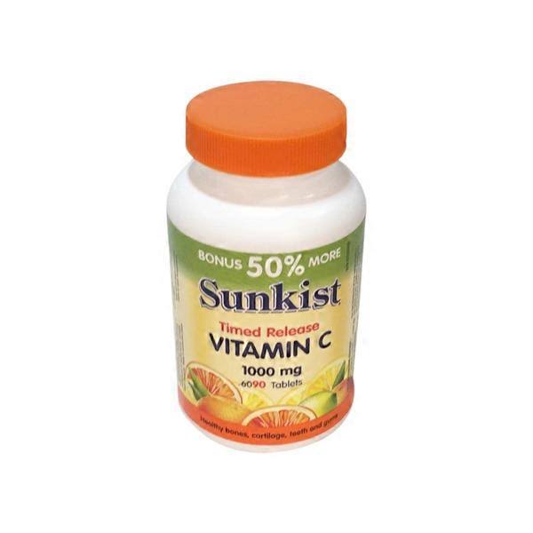 Sunkist Vitamin C Time Release Supplement - 1000mg