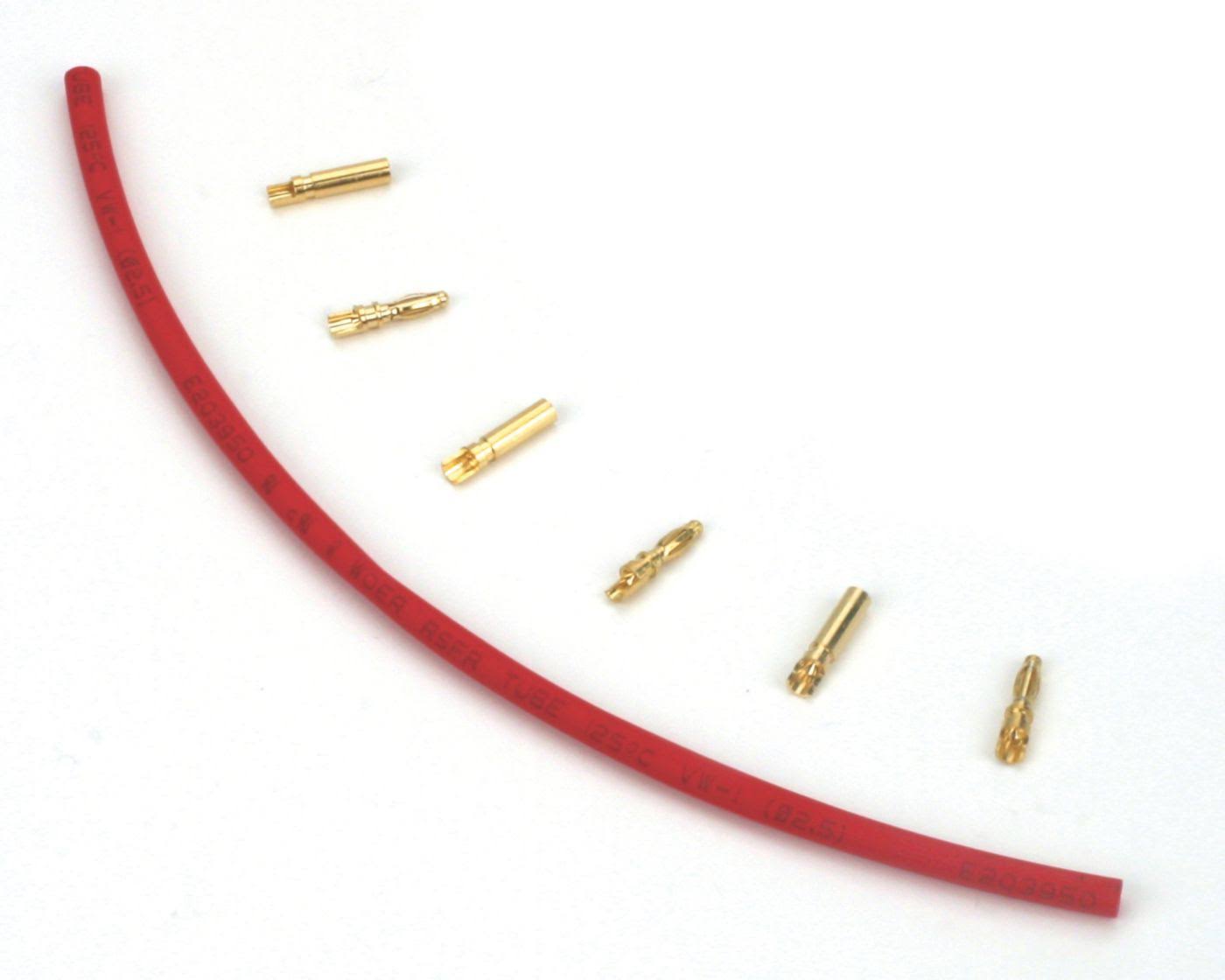 E-Flite Gold Bullet Connector Set 2mm 3 EFLA248