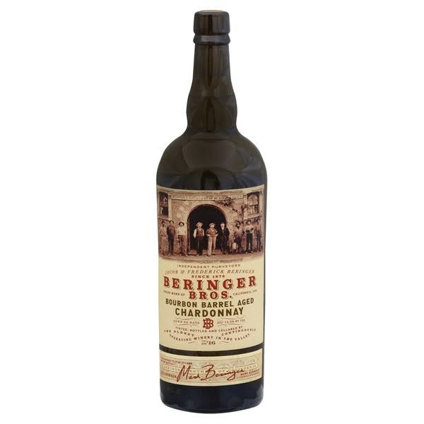 Beringer Bros. Chardonnay, Bourbon Barrel Aged, California - 750 ml