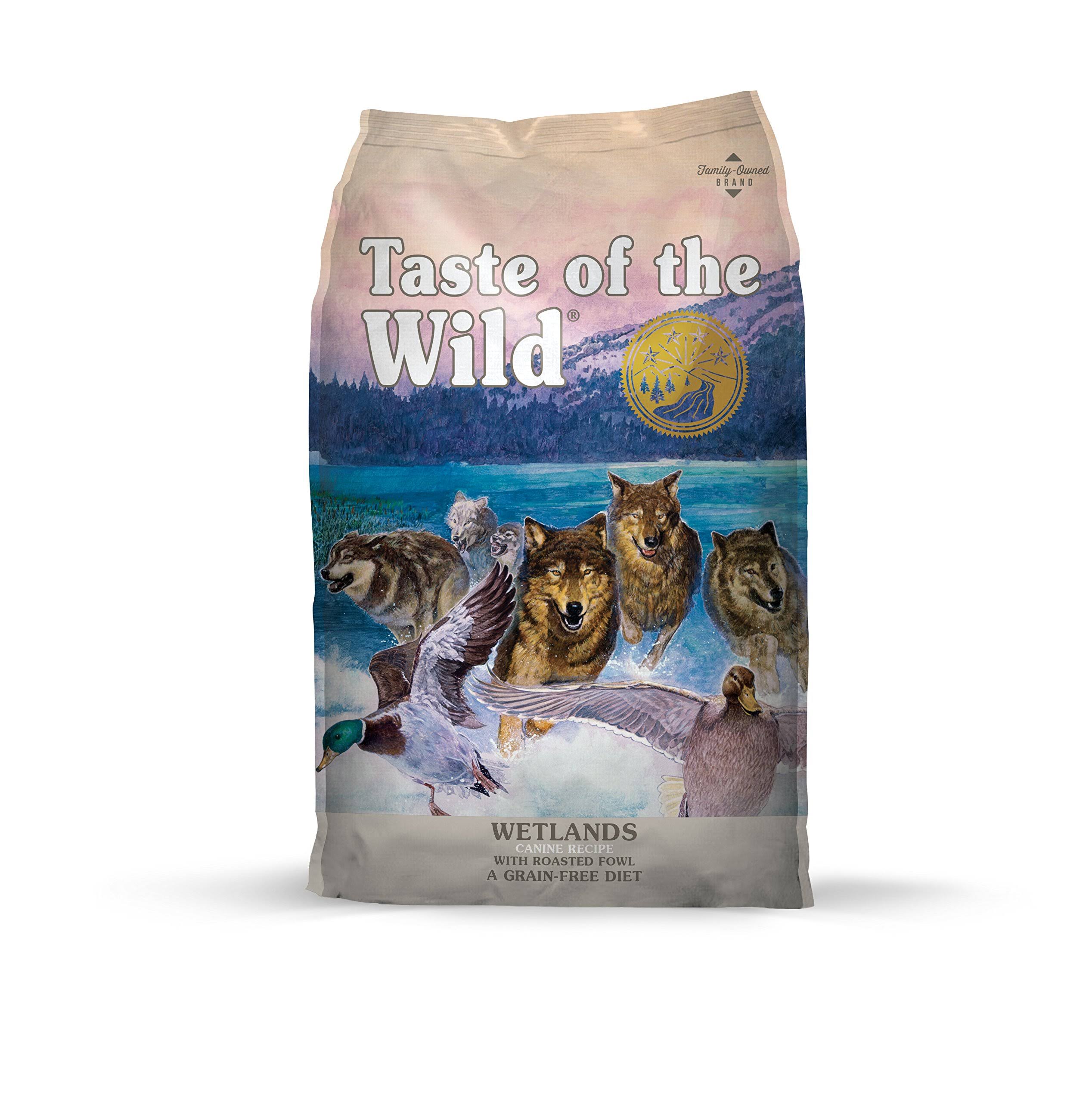 Taste of The Wild Dog Food, Wetlands, 15-Lbs.