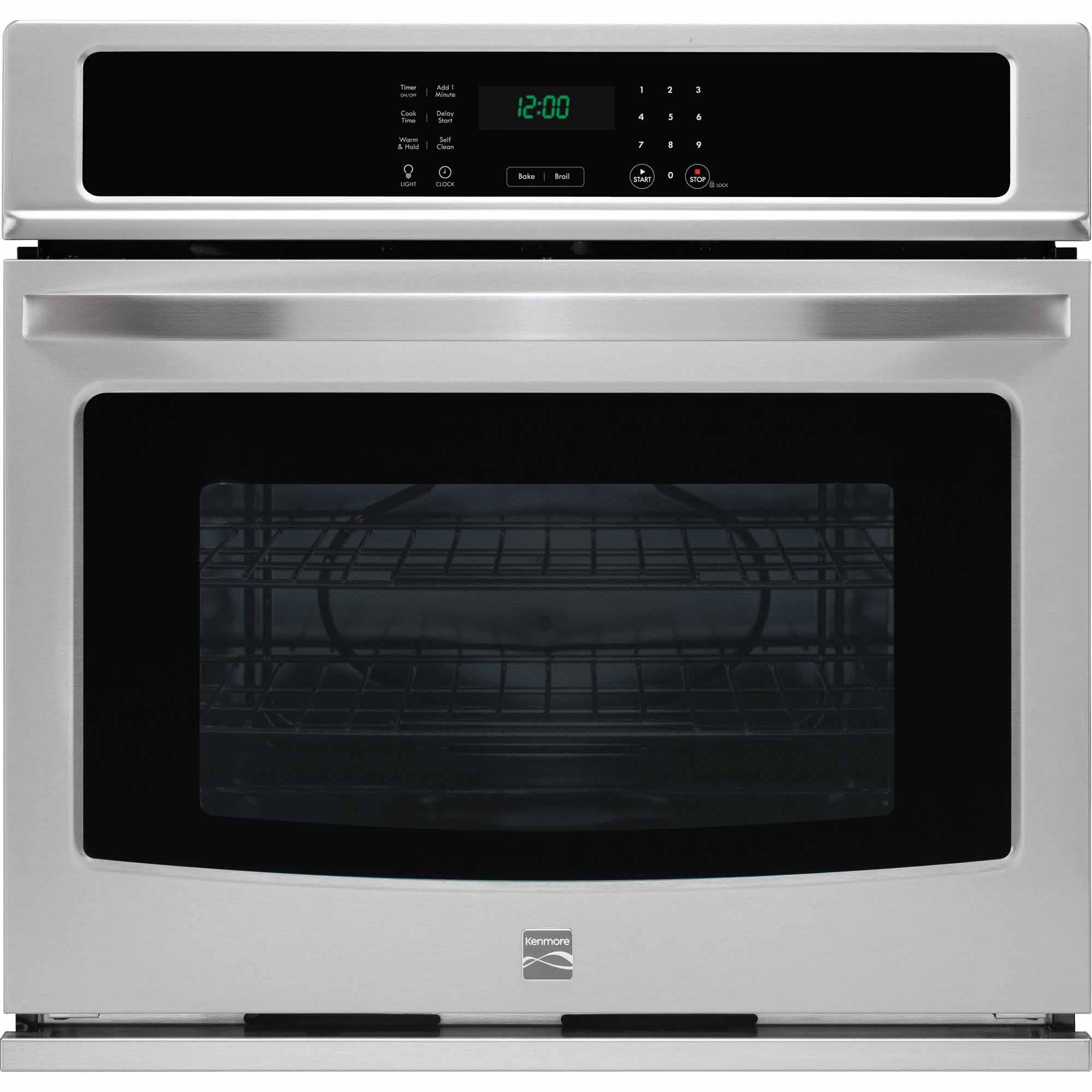 Kenmore Electric Self-Clean Single Wall Oven, 30"